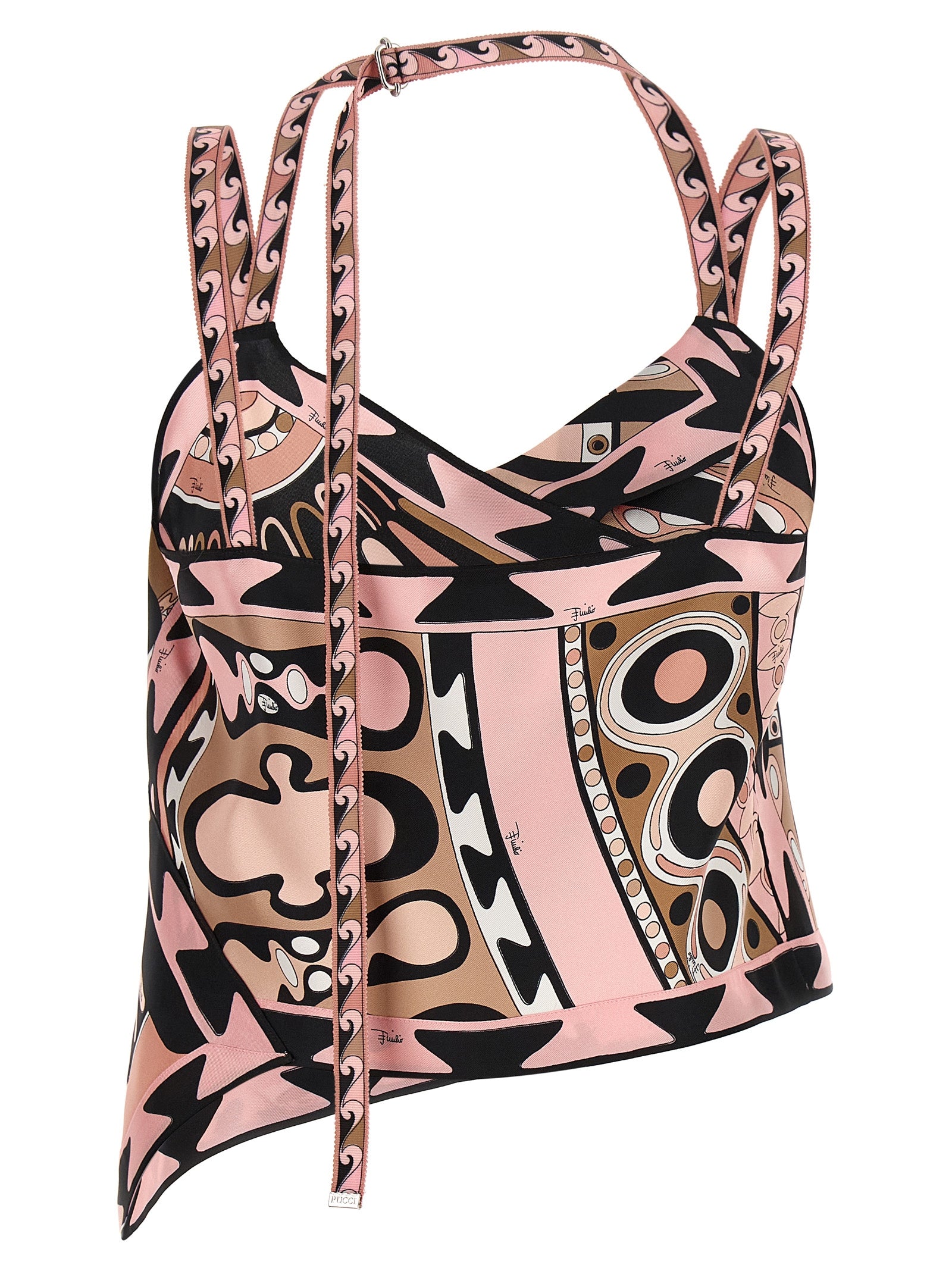 Emilio Pucci Multicolor Silk Blouse