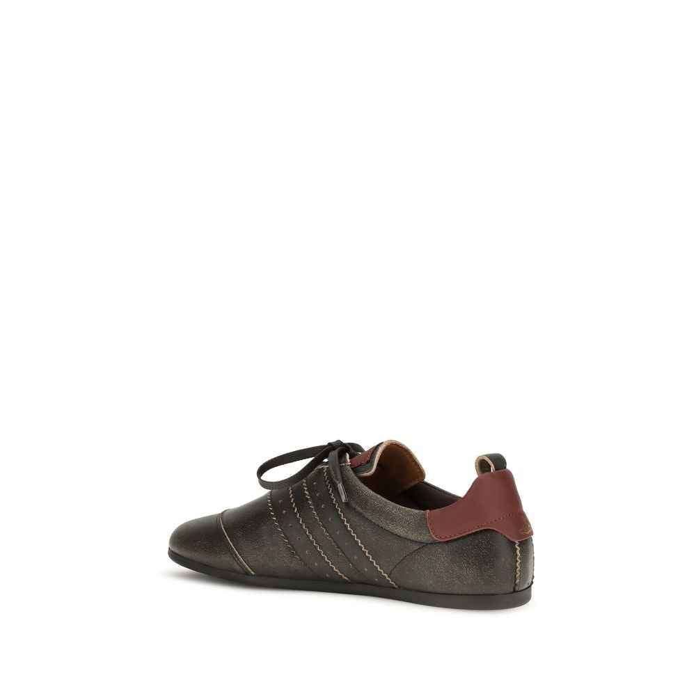 Vivienne Westwood Black Calf Leather Bos Taurus Sneakers