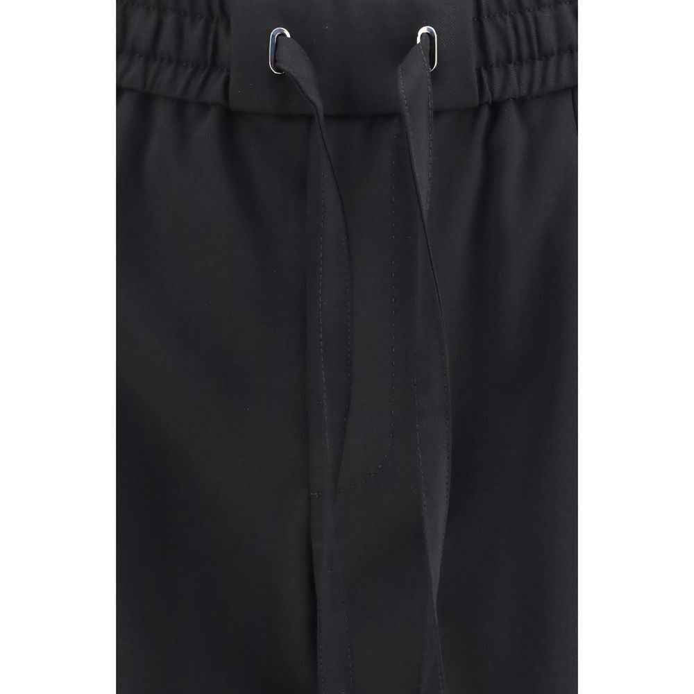 Dolce & Gabbana Black Wool Oves Aries Joggers (Workout Pants)