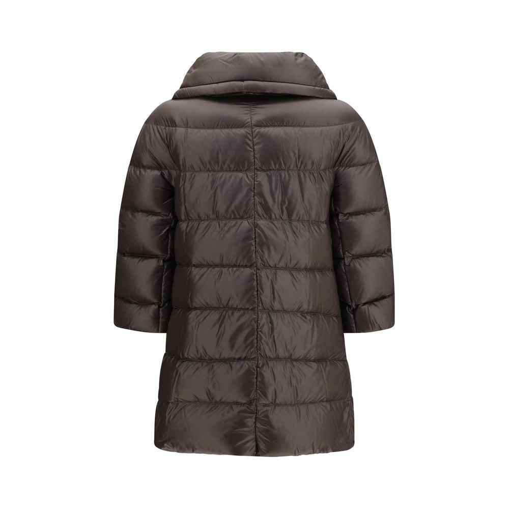 Herno Gray Polyester Full-Length Jacket