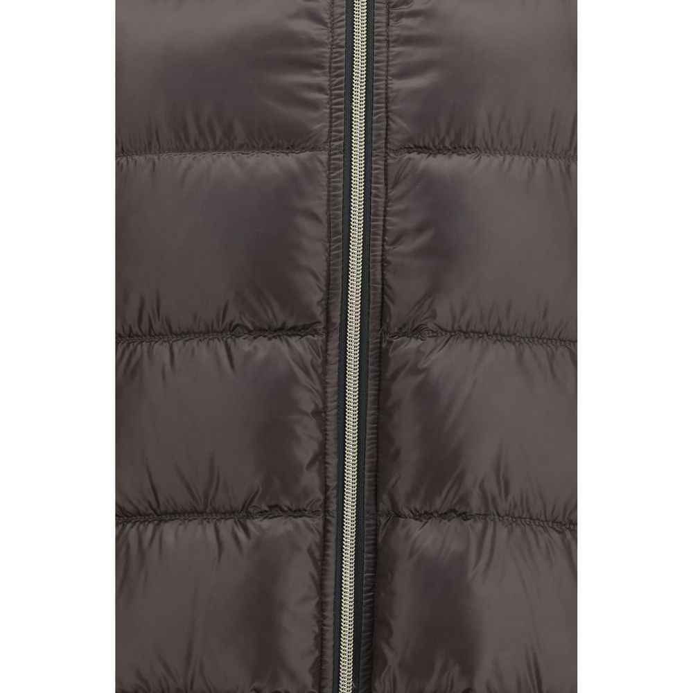 Herno Gray Polyester Full-Length Jacket