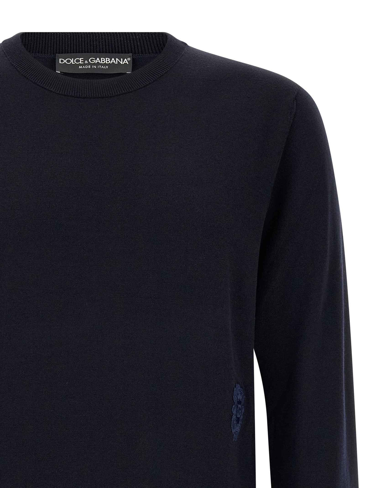 Dolce & Gabbana Blue Virgin Wool Cardigan
