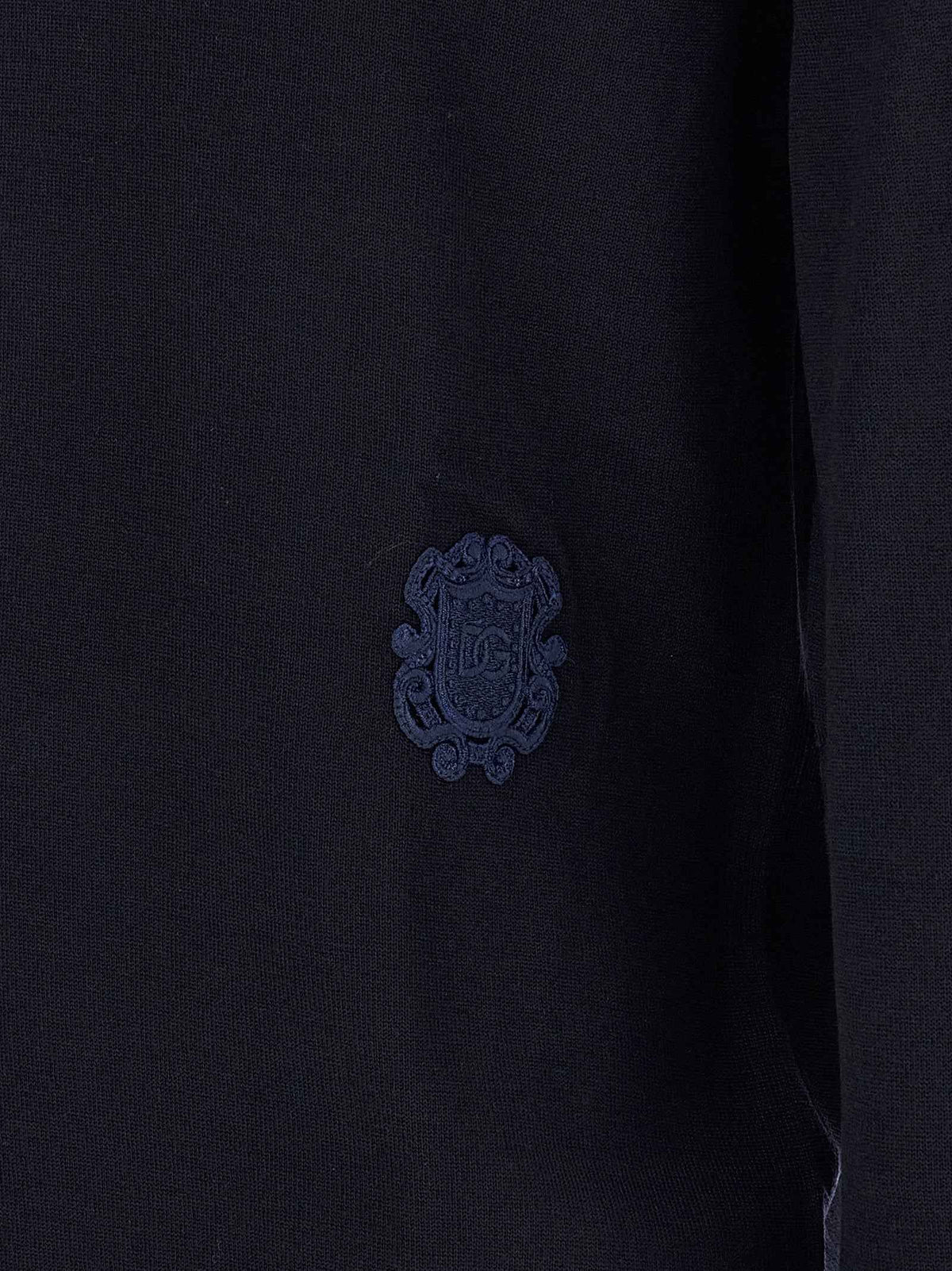 Dolce & Gabbana Blue Virgin Wool Cardigan