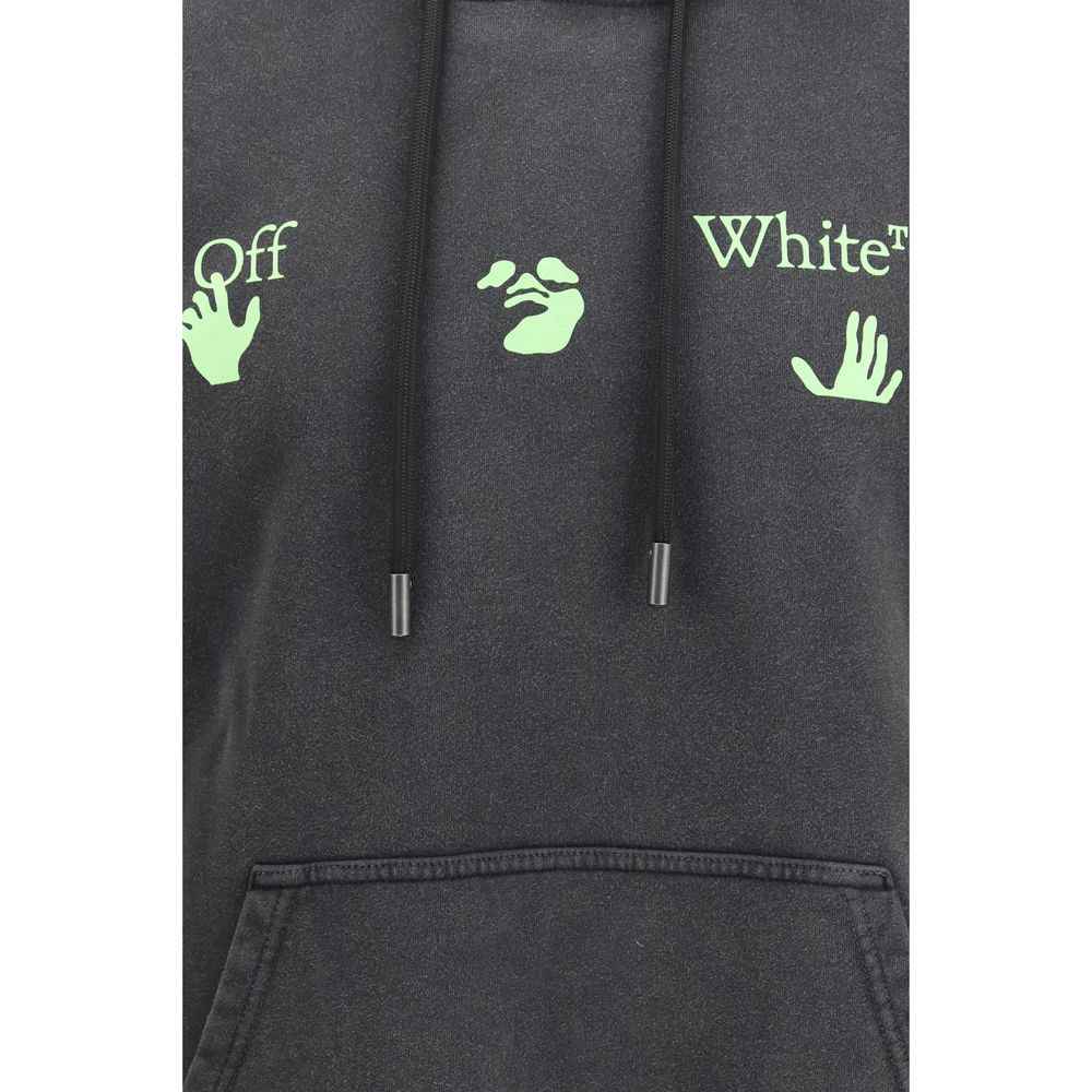 Off-White Gray Cotton Sweatshirt
