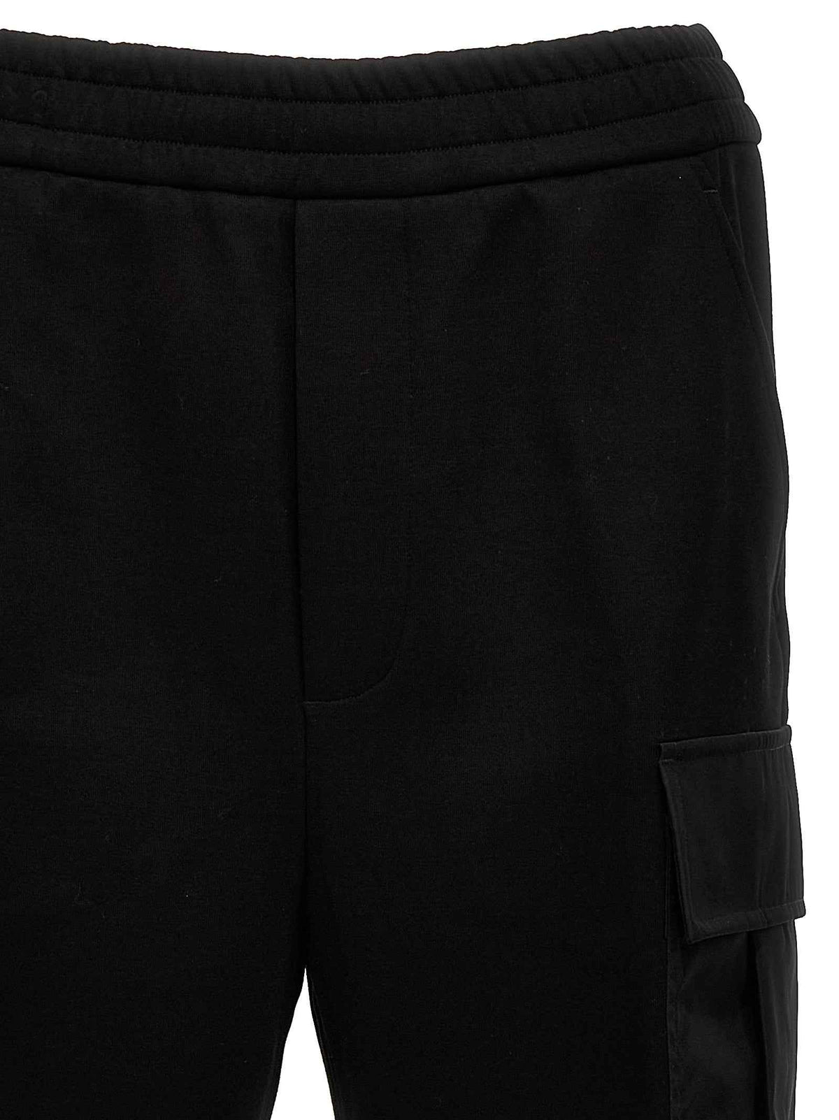 Prada Black Cotton Joggers (Workout Pants)