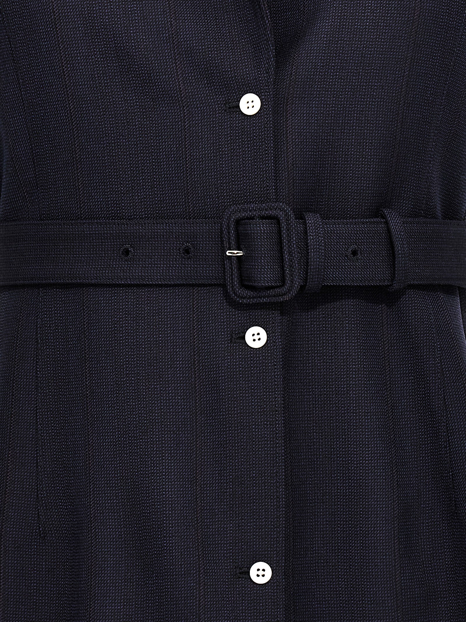 Prada Blue Virgin Wool Sleeveless Jacket