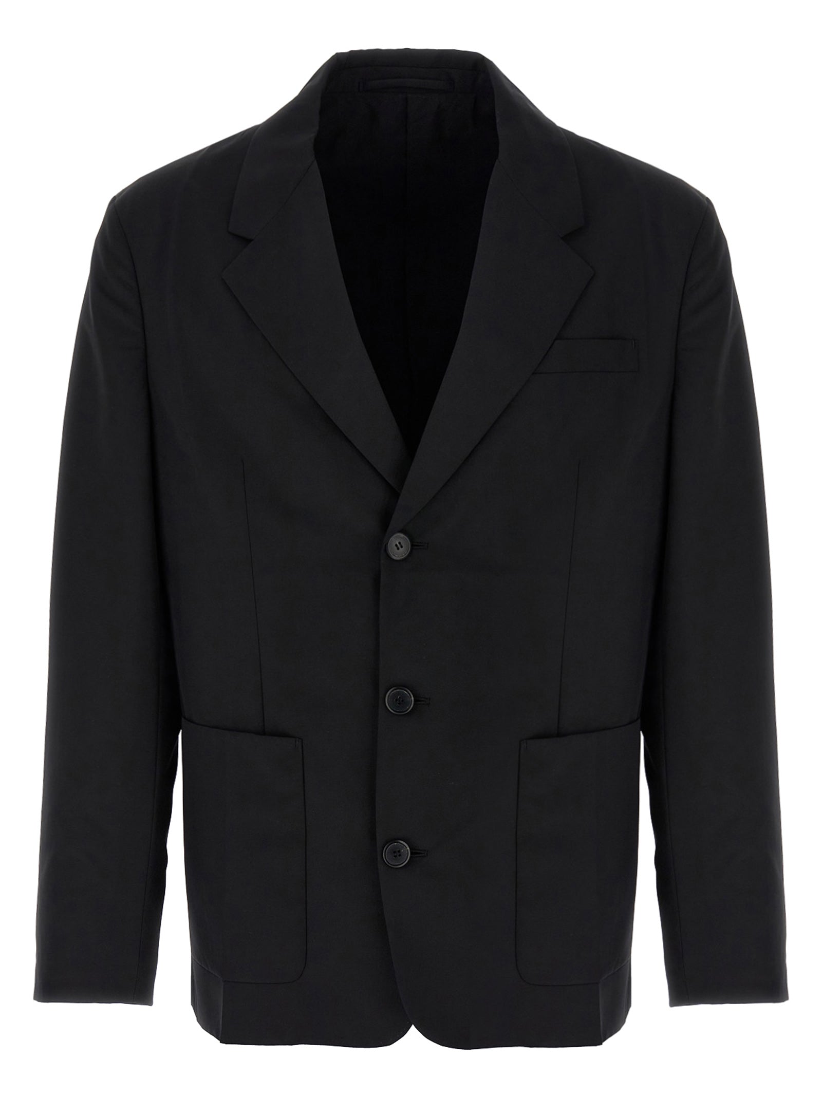 Prada Black Virgin Wool Blazer