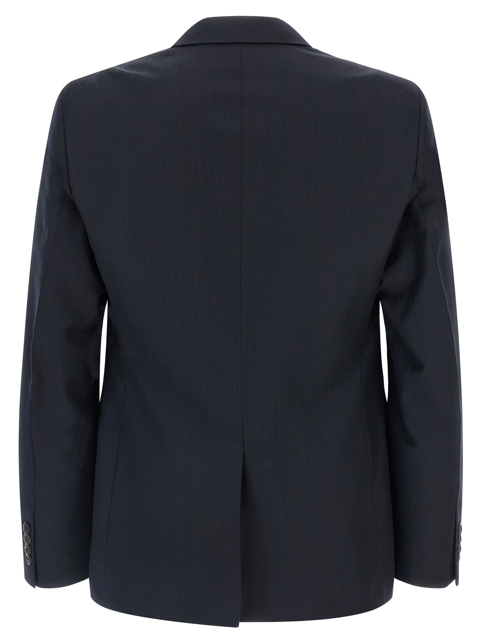 Prada Blue Virgin Wool Two-Piece Suit