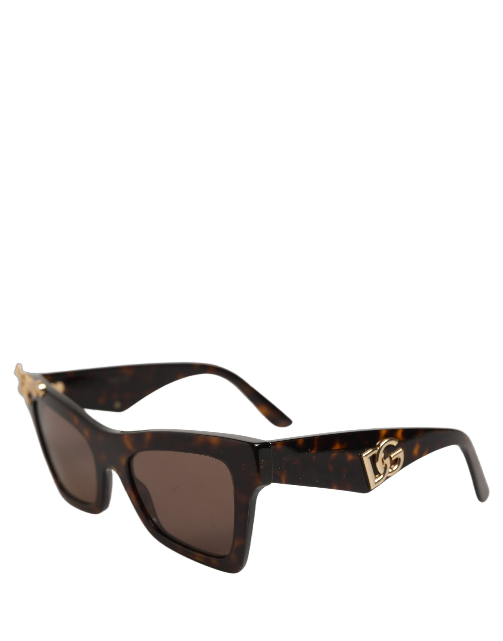 Dolce & Gabbana Brown DG4434 Accent Havana Acetate Frame Sunglasses