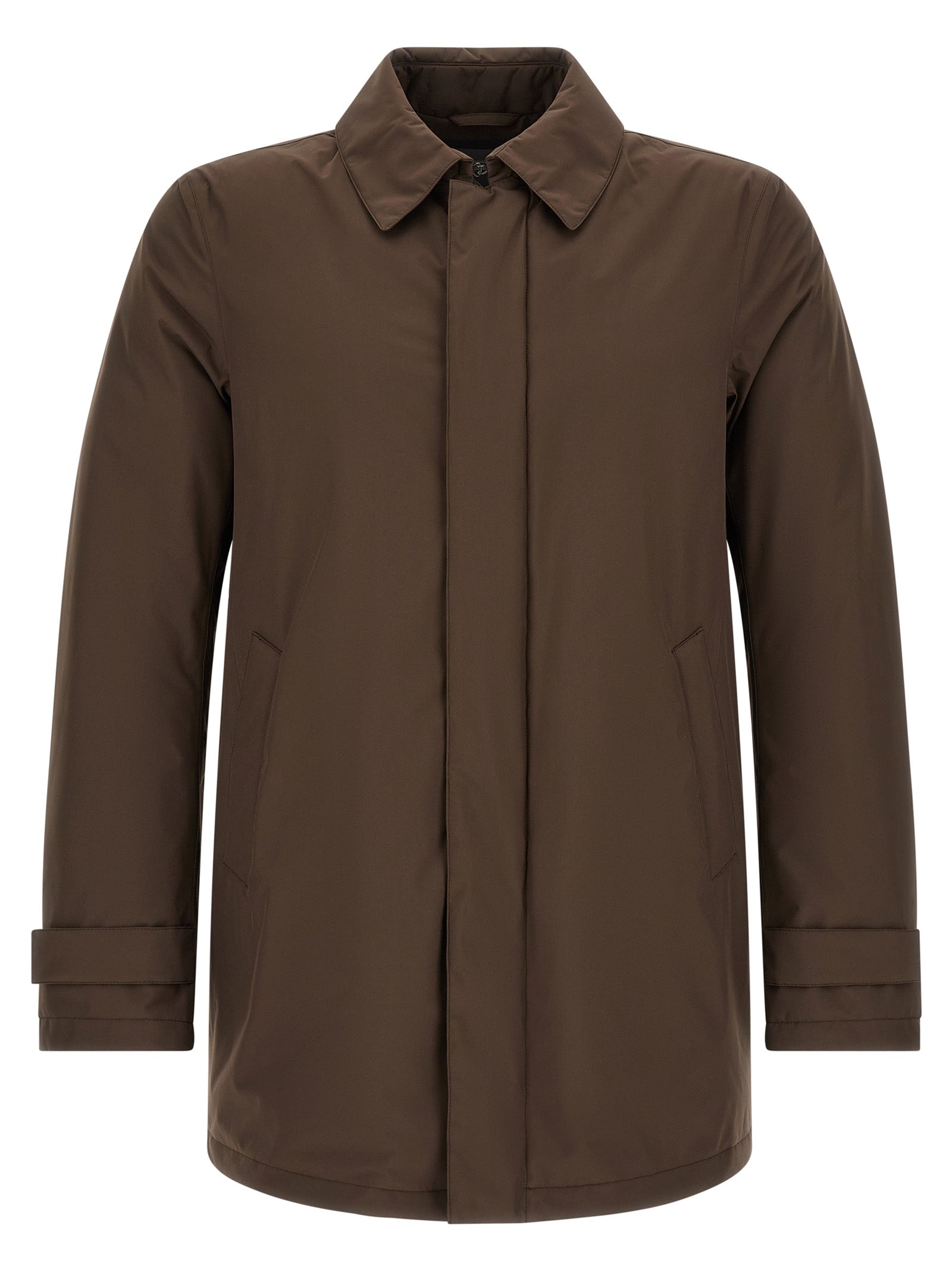 Herno Brown Polyester Parka