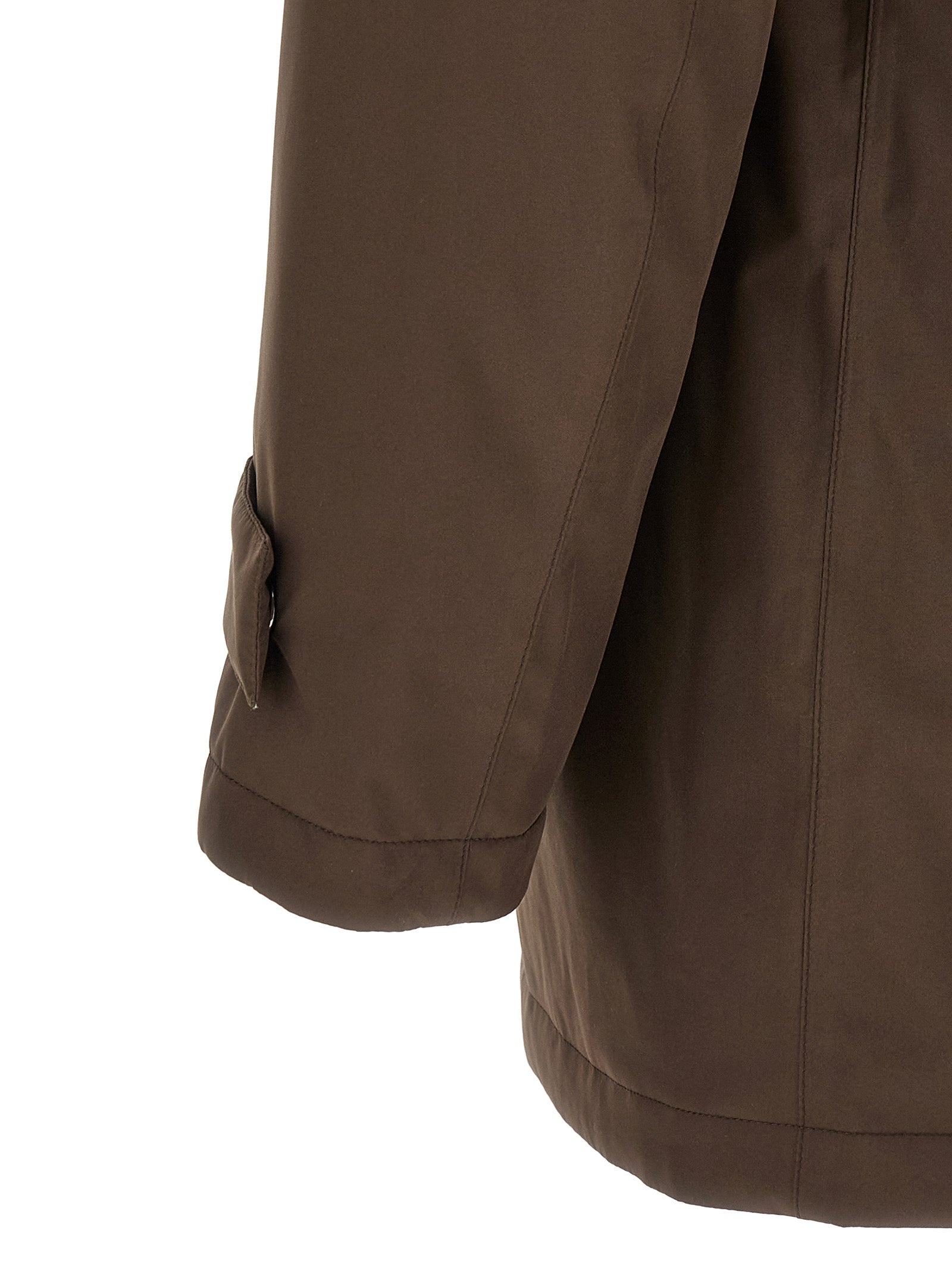 Herno Brown Polyester Parka
