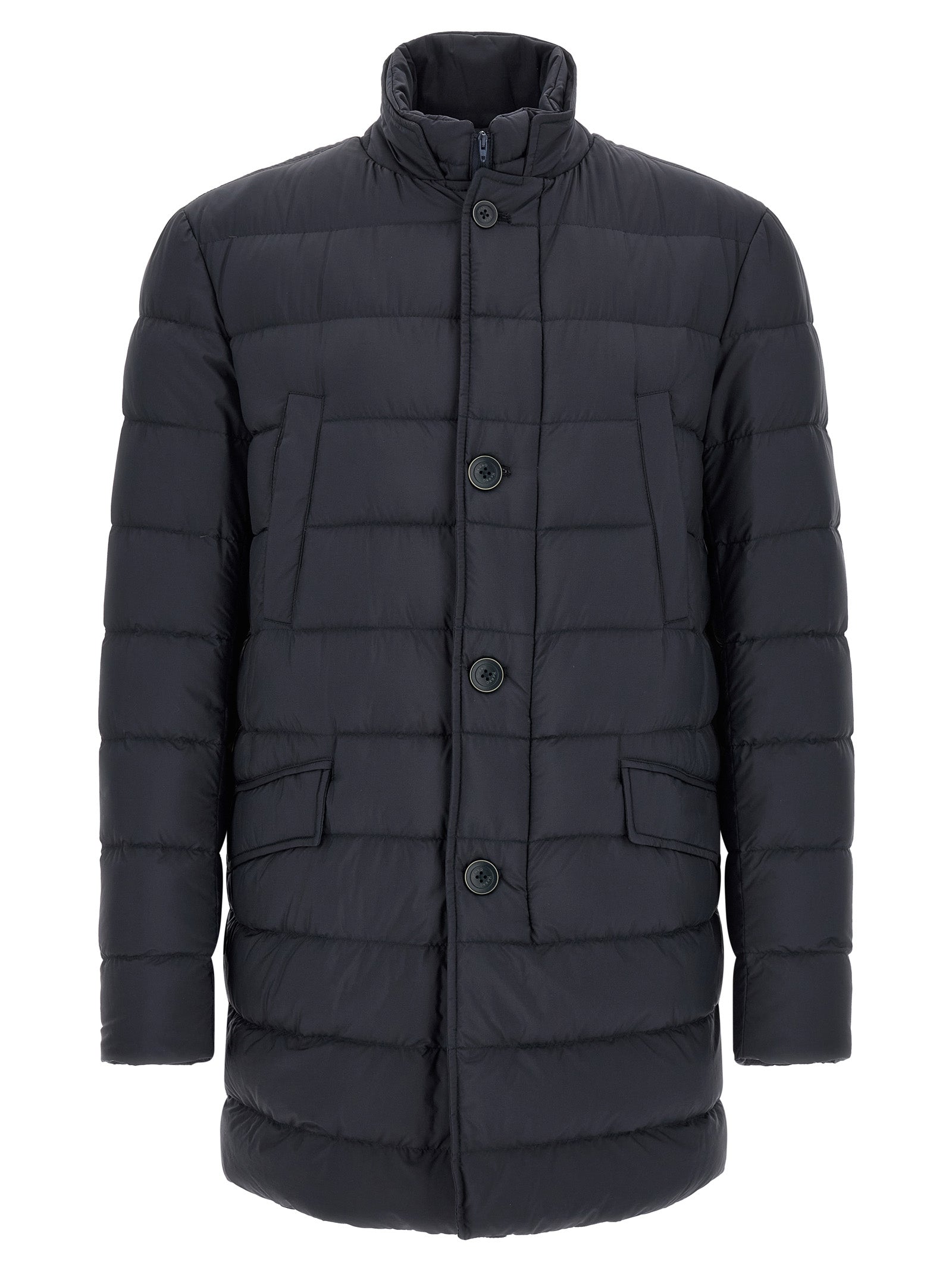 Herno Blue Polyamide Coat