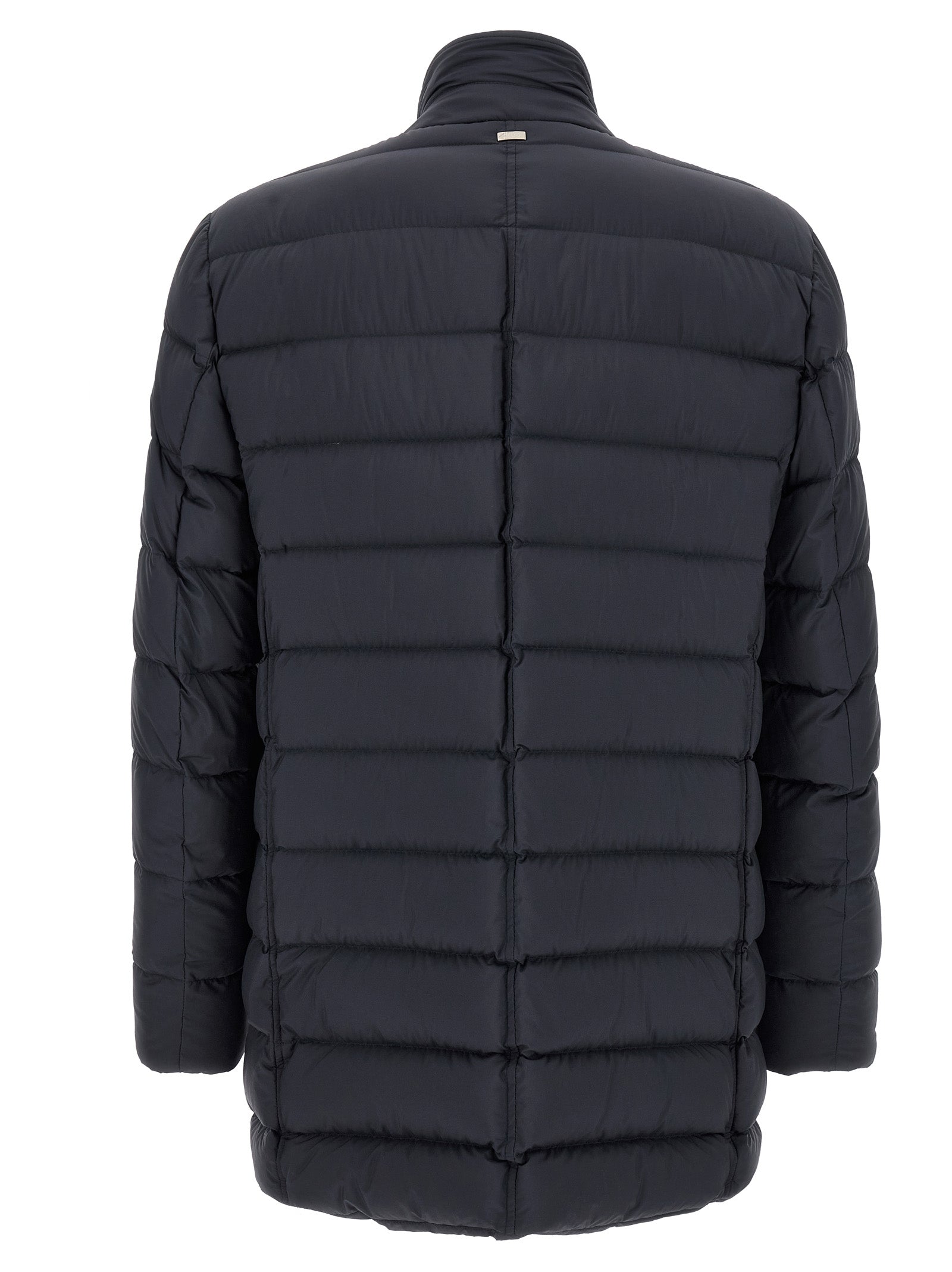Herno Blue Polyamide Coat