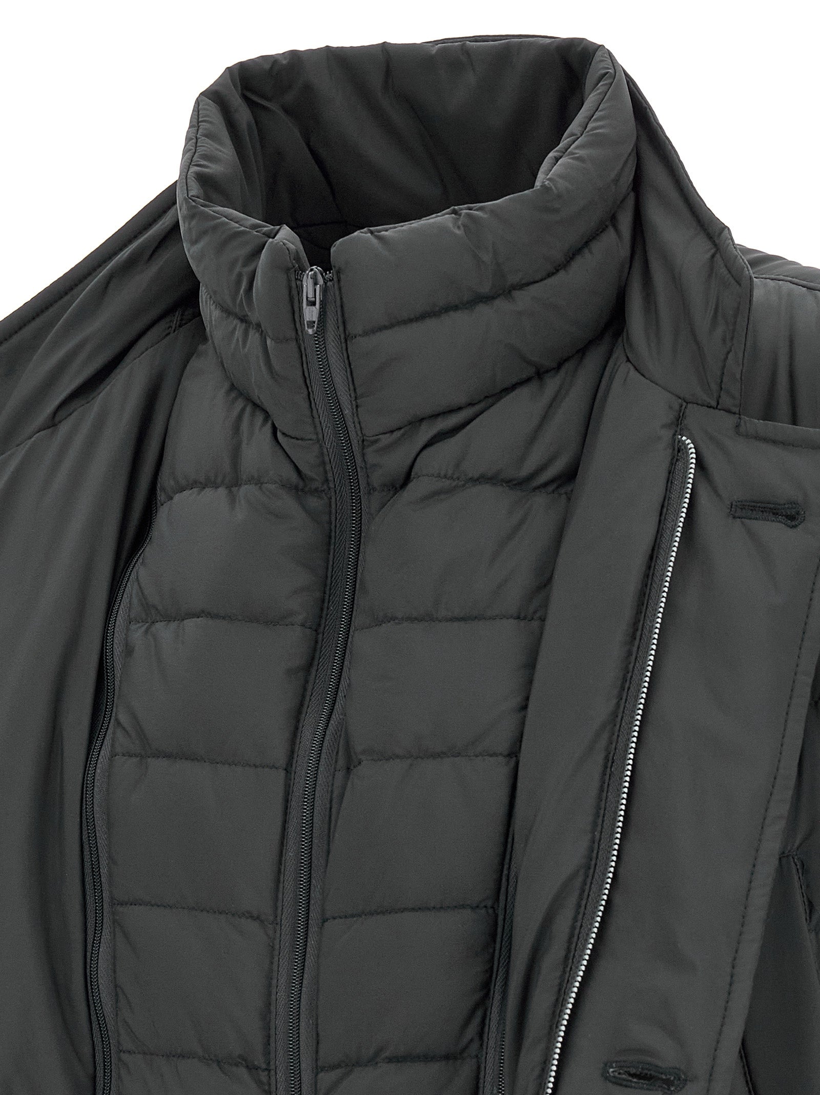 Herno Gray Polyamide Coat
