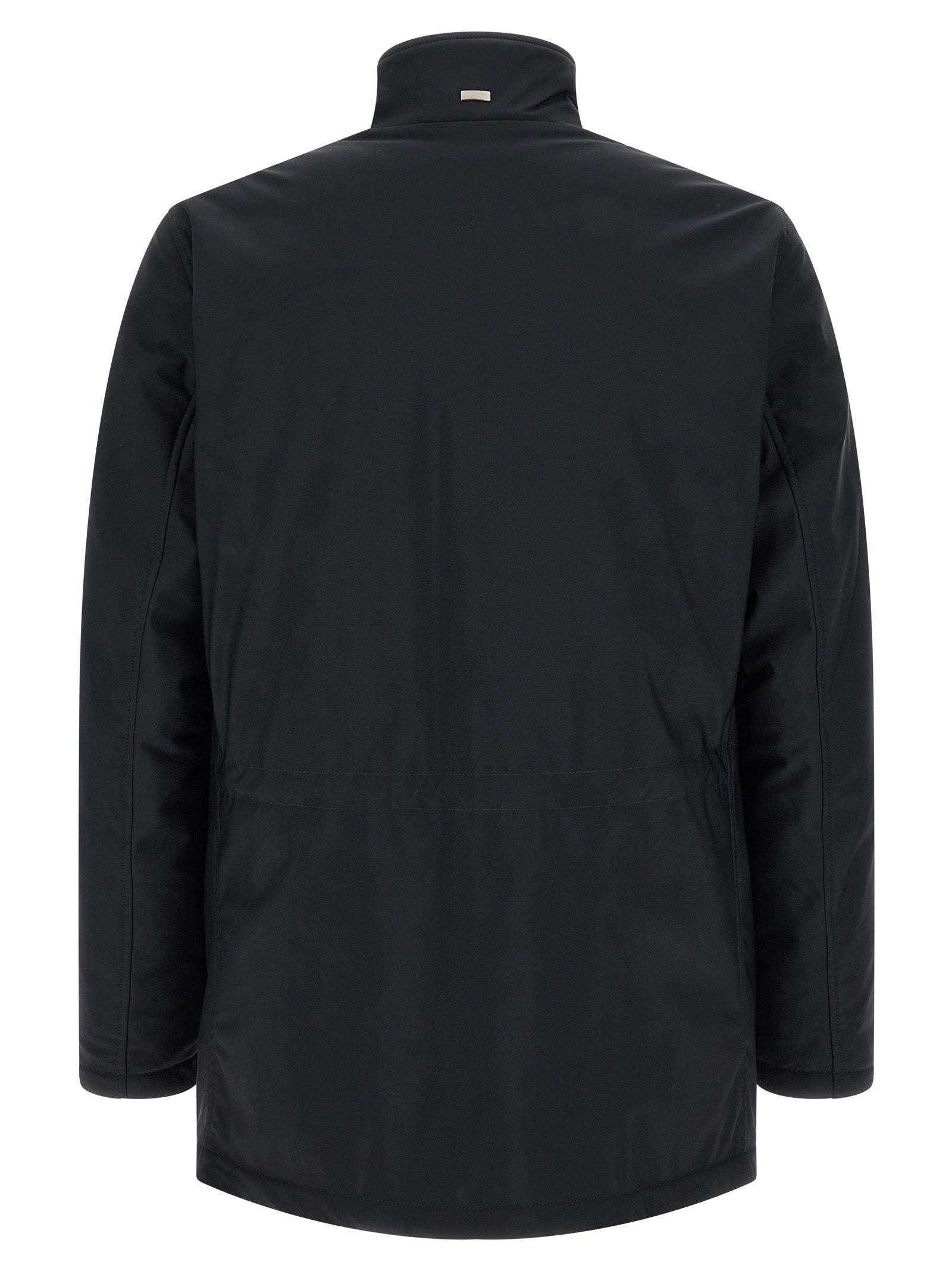 Herno Blue Polyamide Full-Length Jacket