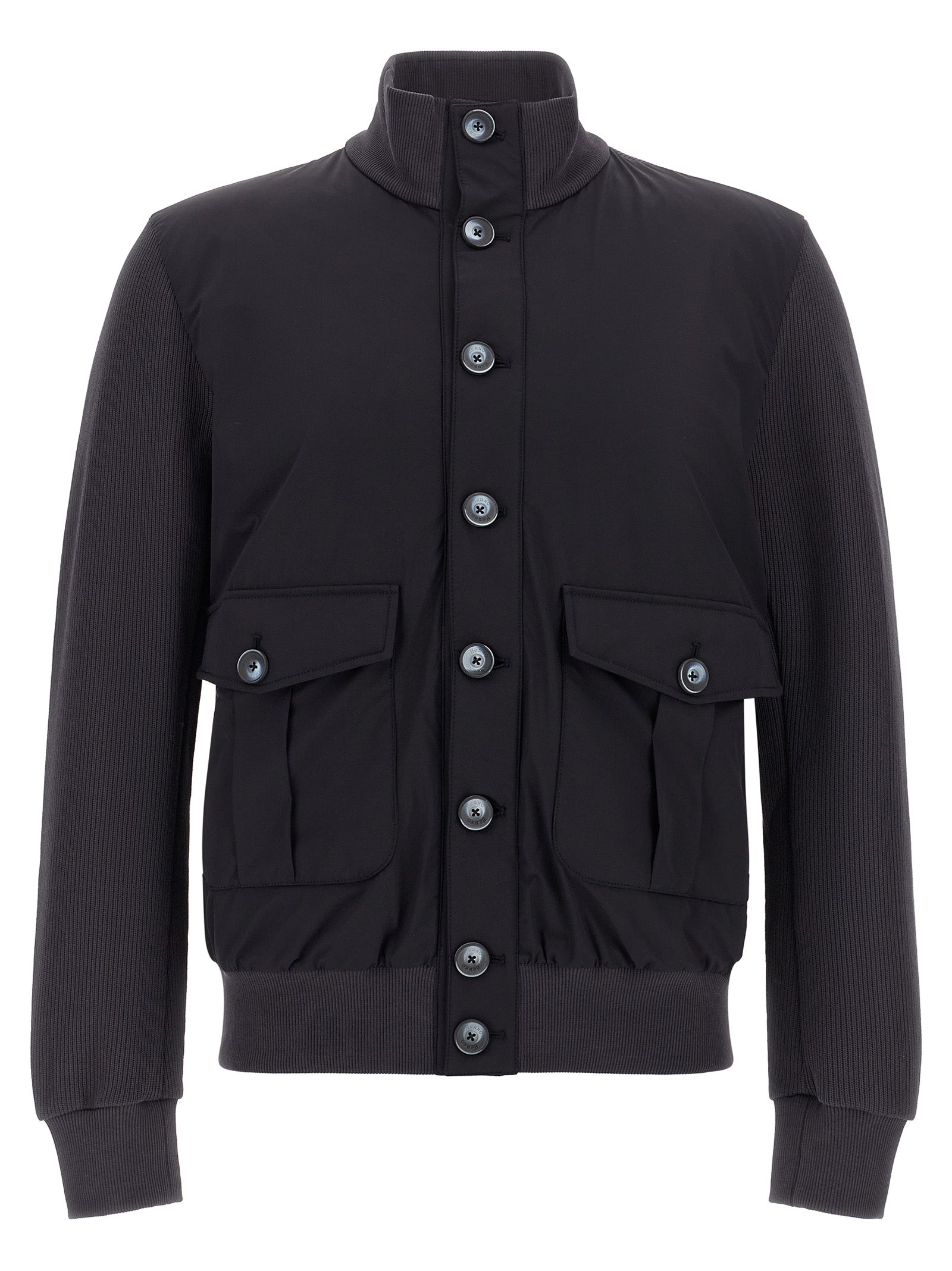 Herno Blue Cotton Jacket