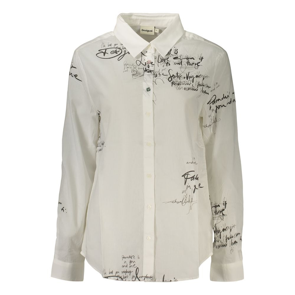 Desigual White Cotton Women's Shirt