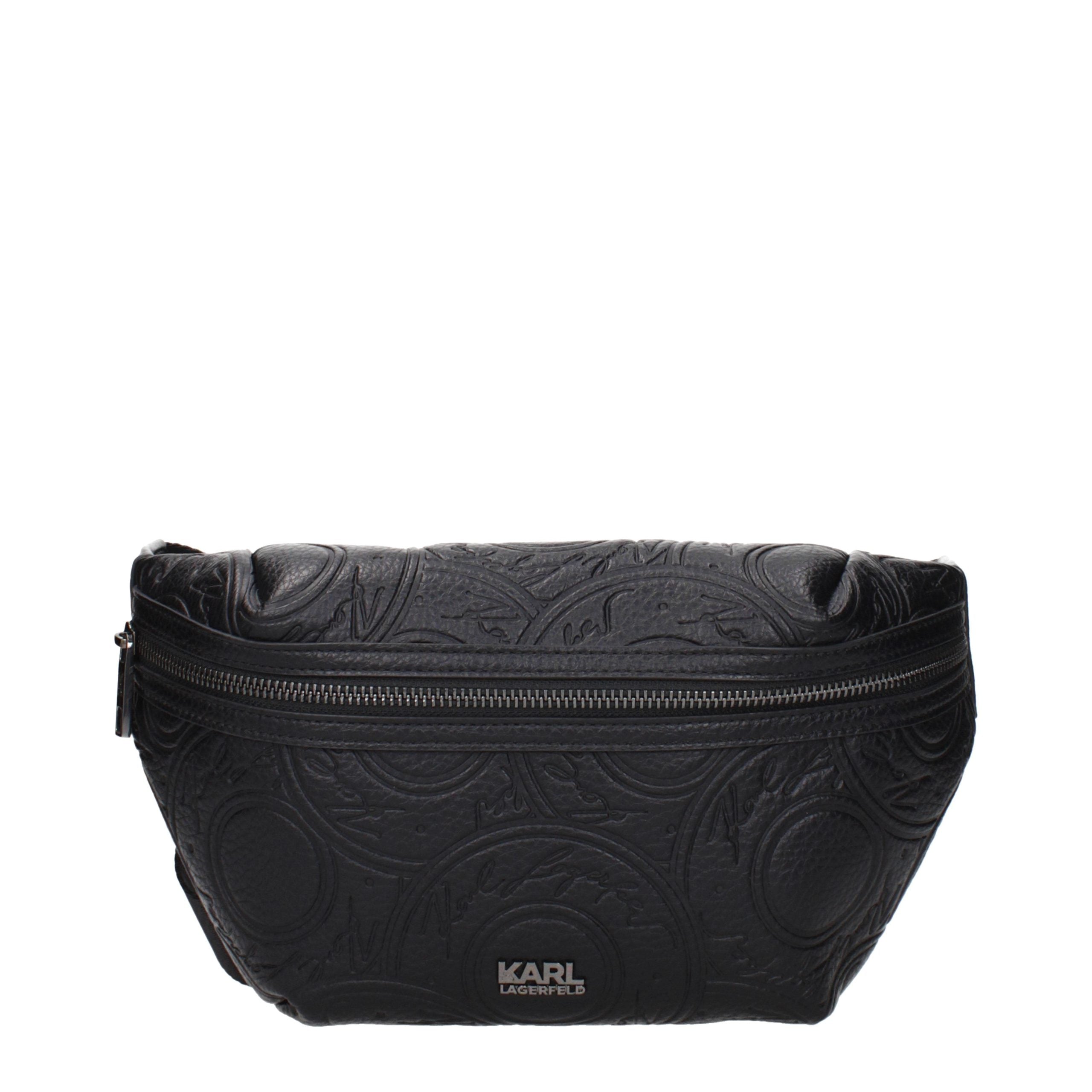 Karl Lagerfeld Black Polyethylene Backpack
