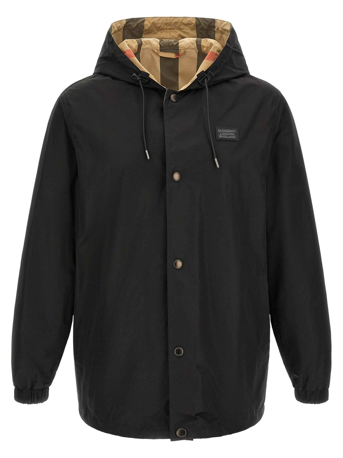 Burberry Black Polyester Coat