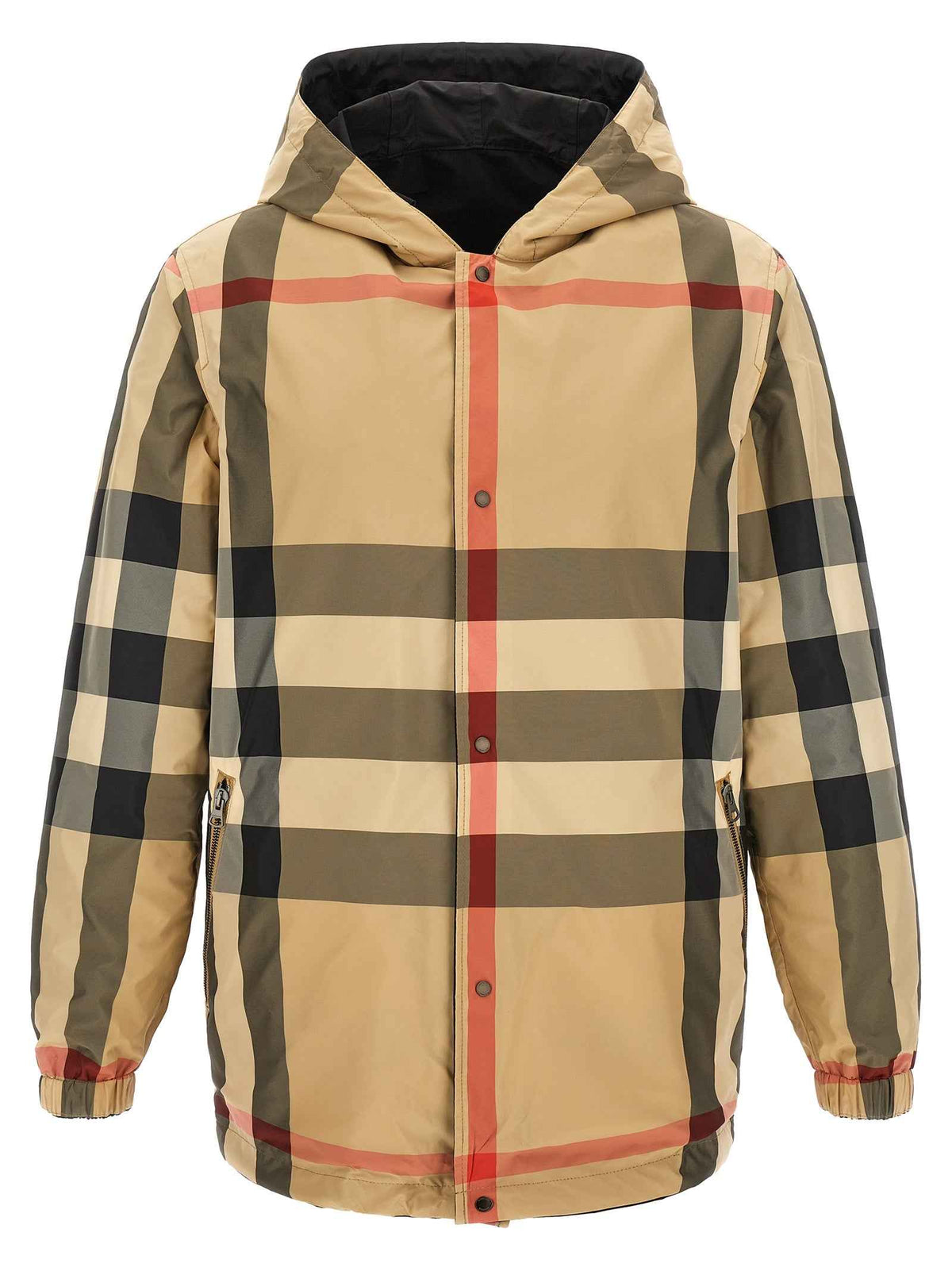 Burberry Black Polyester Coat