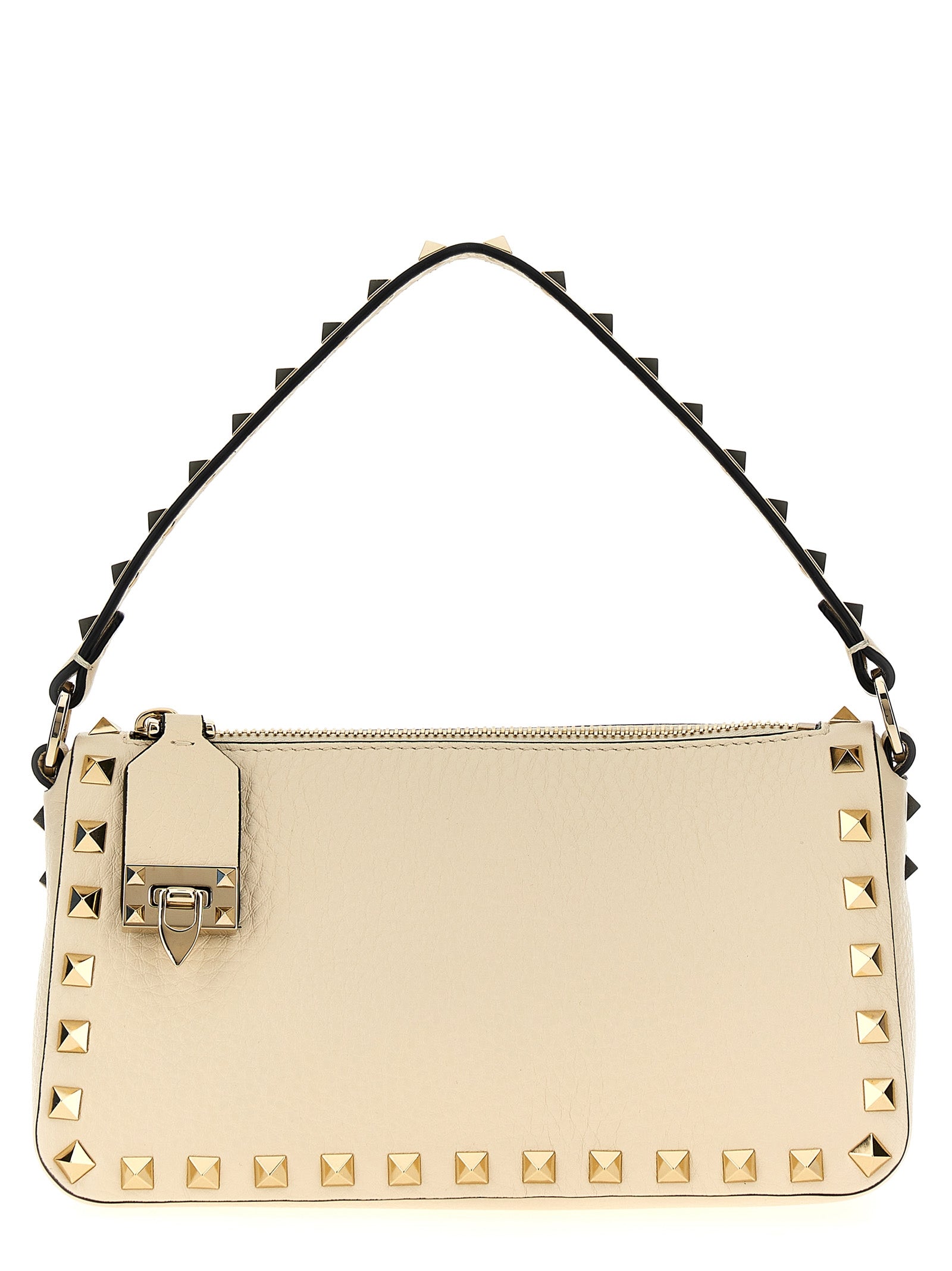 Valentino Garavani White Calfskin Shoulder Bag