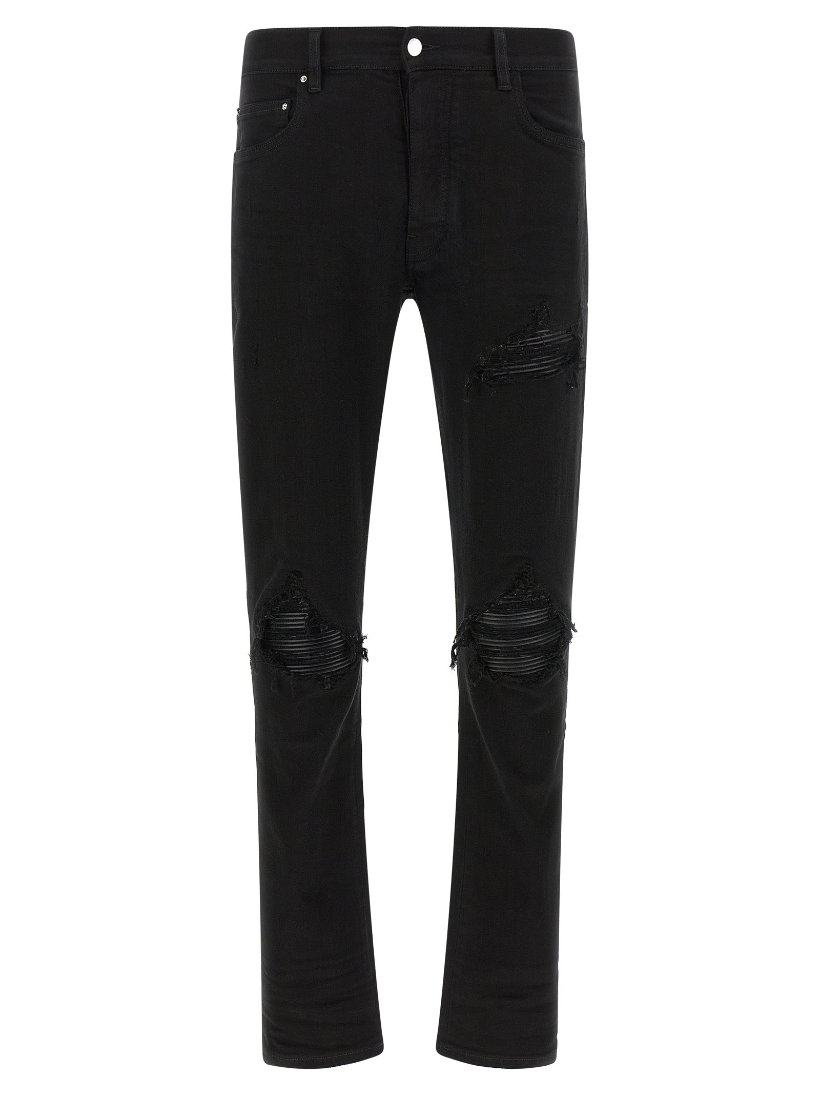 Amiri Black Cotton Slim Fit Jeans