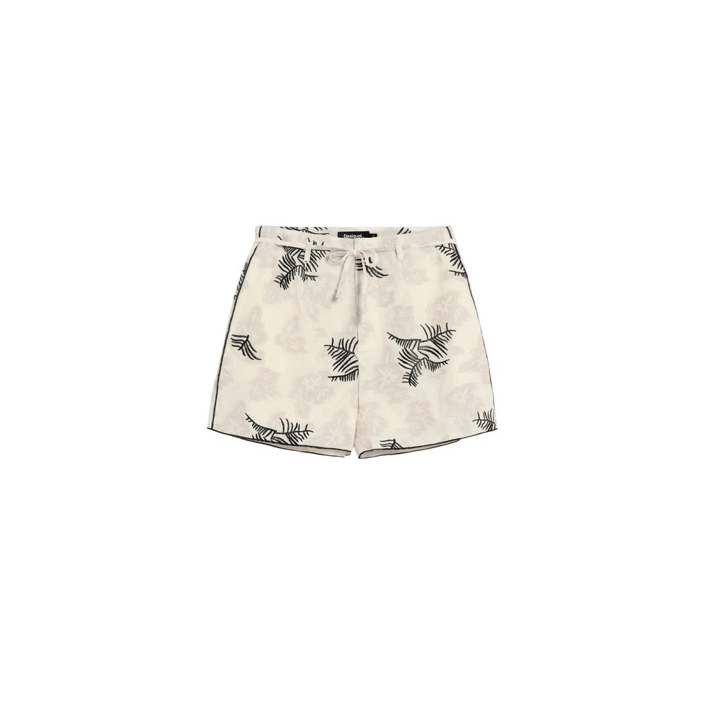 Desigual Beige Cotton Shorts