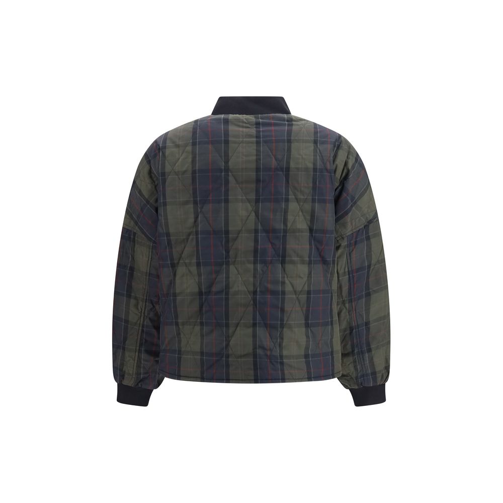 Barbour Black Polyester Bomber