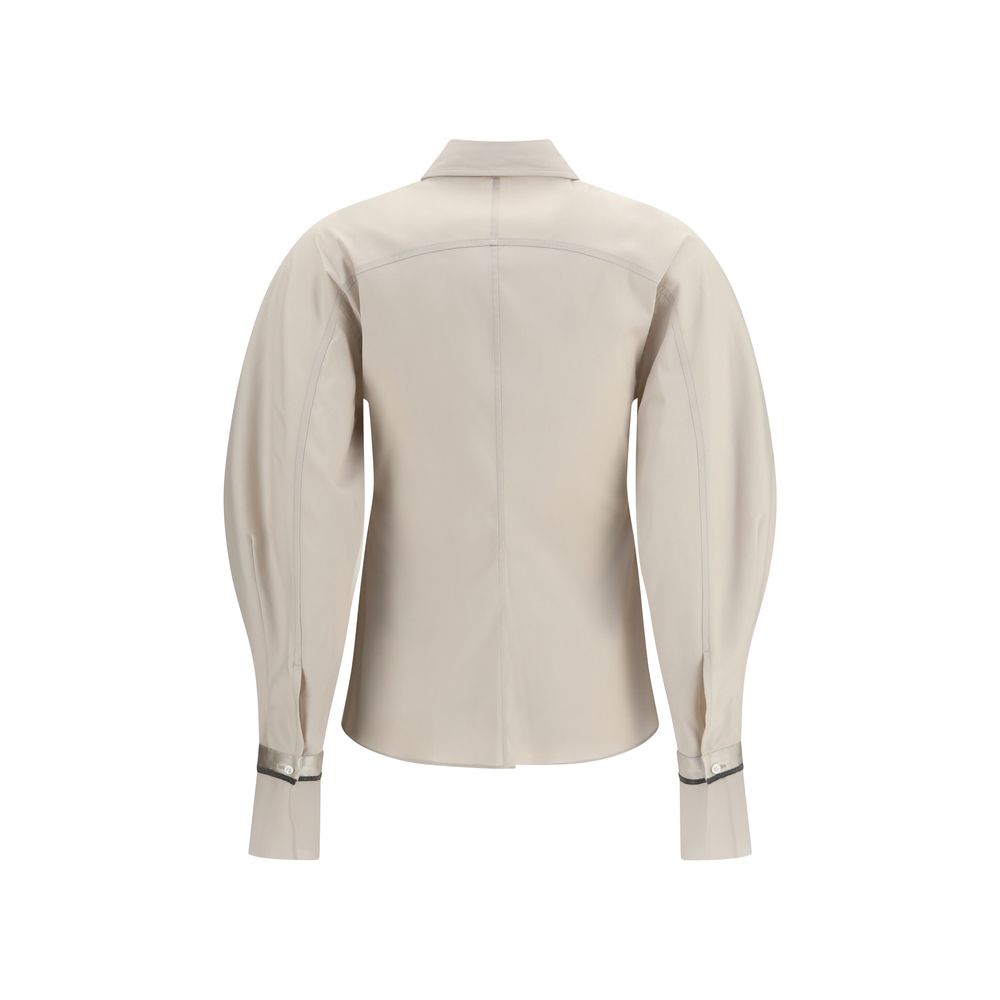 Brunello Cucinelli Beige Cotton Shirt