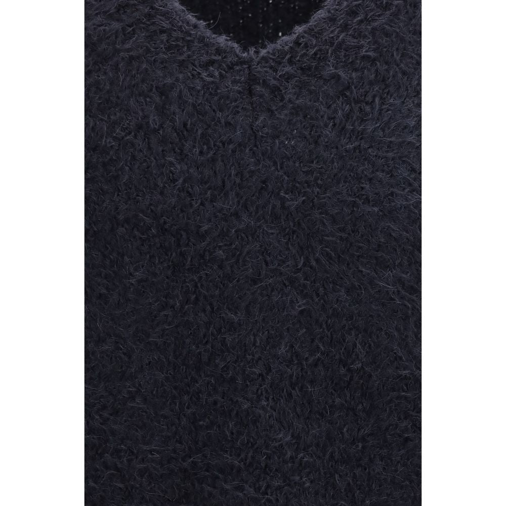 Dolce & Gabbana Blue Marabou Sweatshirt