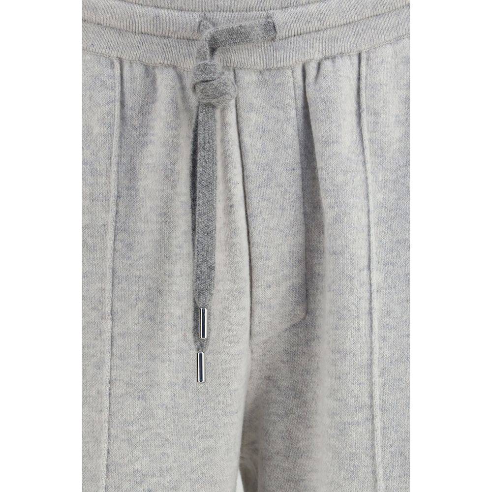 Brunello Cucinelli Gray Cashmere Casual Pants