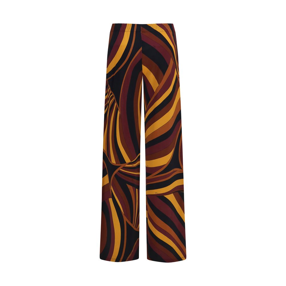 Emilio Pucci Multicolor Viscose Casual Pants