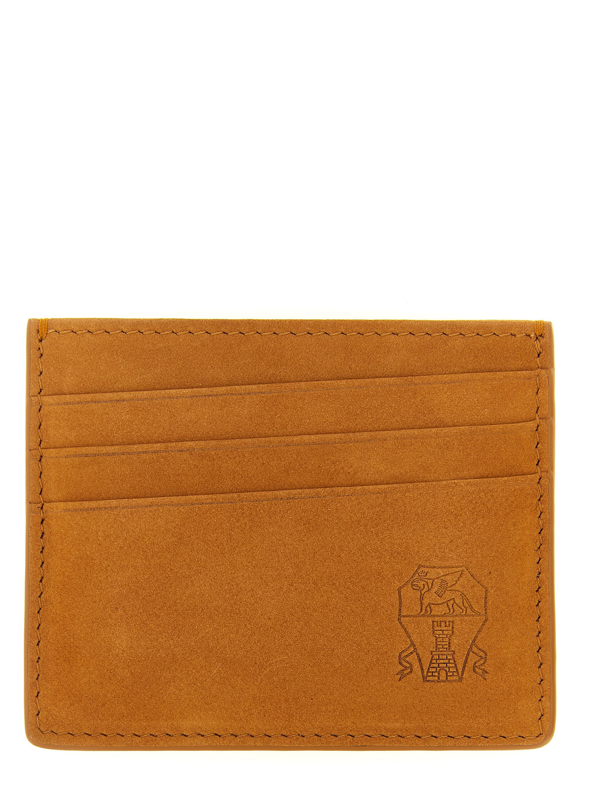 Brunello Cucinelli Brown Calfskin Cardholder