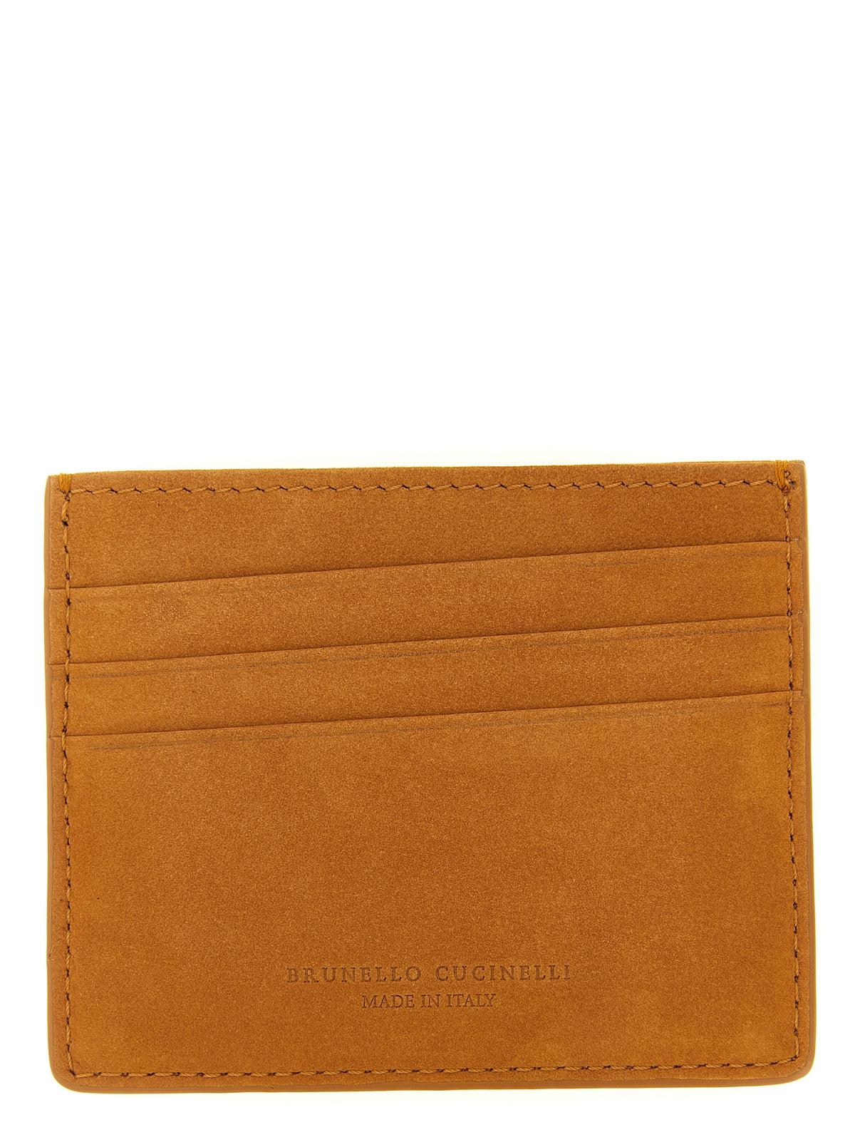 Brunello Cucinelli Brown Calfskin Cardholder