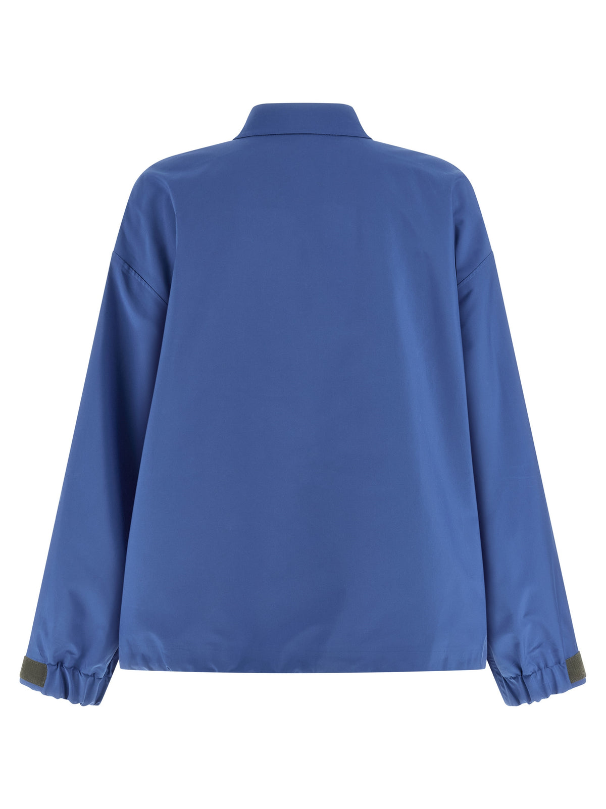 Miu Miu Blue Recycled Polyester Shell Jacket