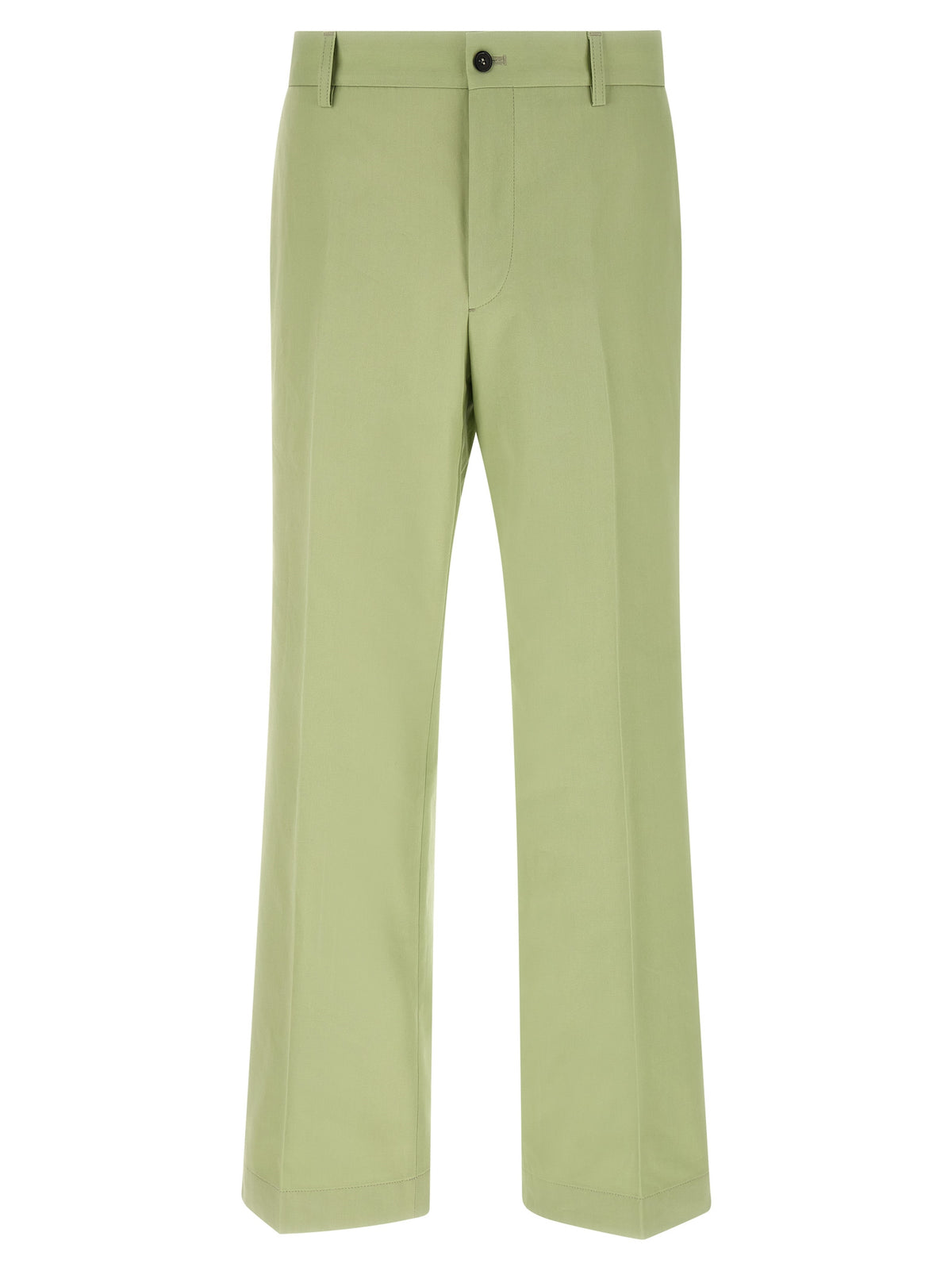 Prada Bicolor Cotton Casual Pants