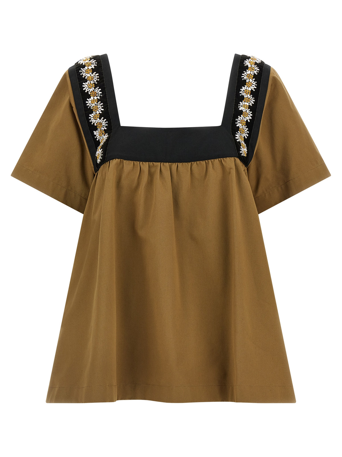 Prada Beige Cotton Blouse