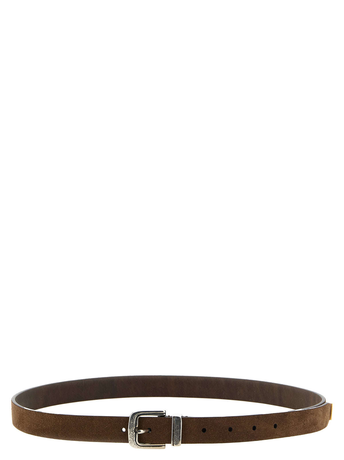 Brunello Cucinelli Brown Bull Skin Belt