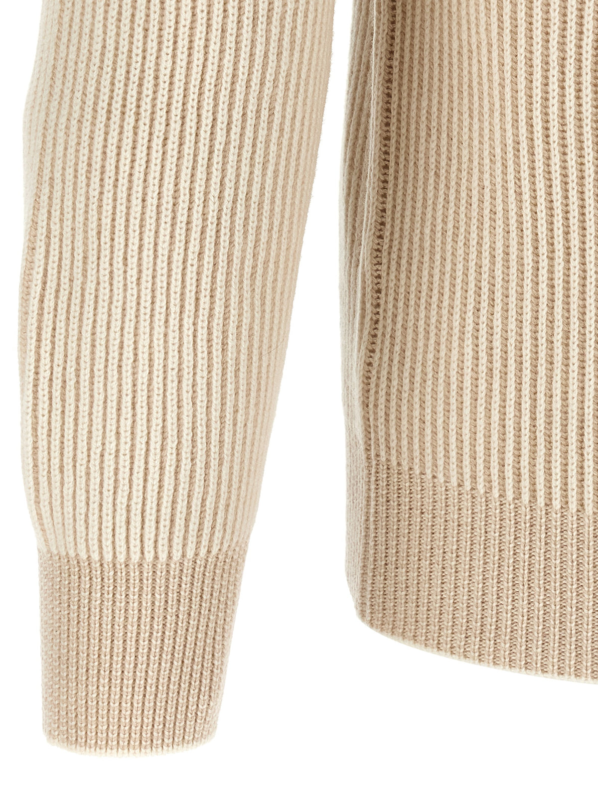 Brunello Cucinelli Beige Cashmere Cardigan