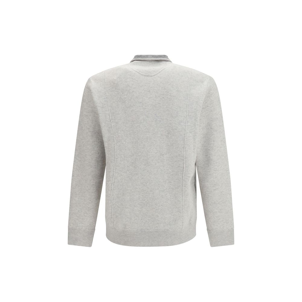Brunello Cucinelli Gray Cashmere Cardigan