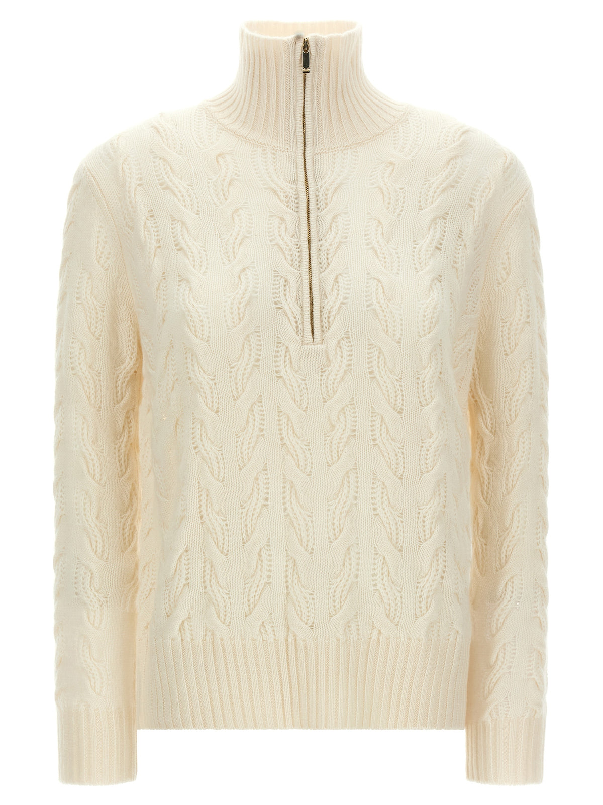 Max Mara White Wool Cardigan