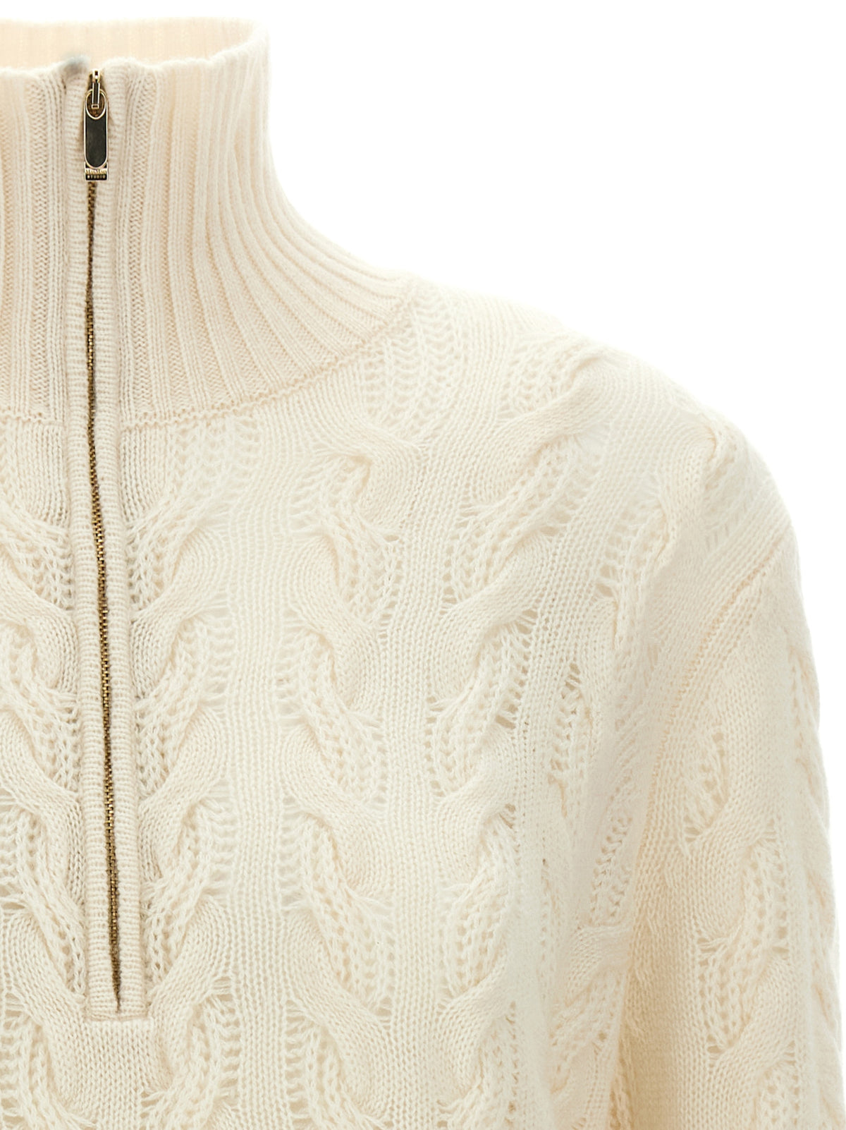 Max Mara White Wool Cardigan