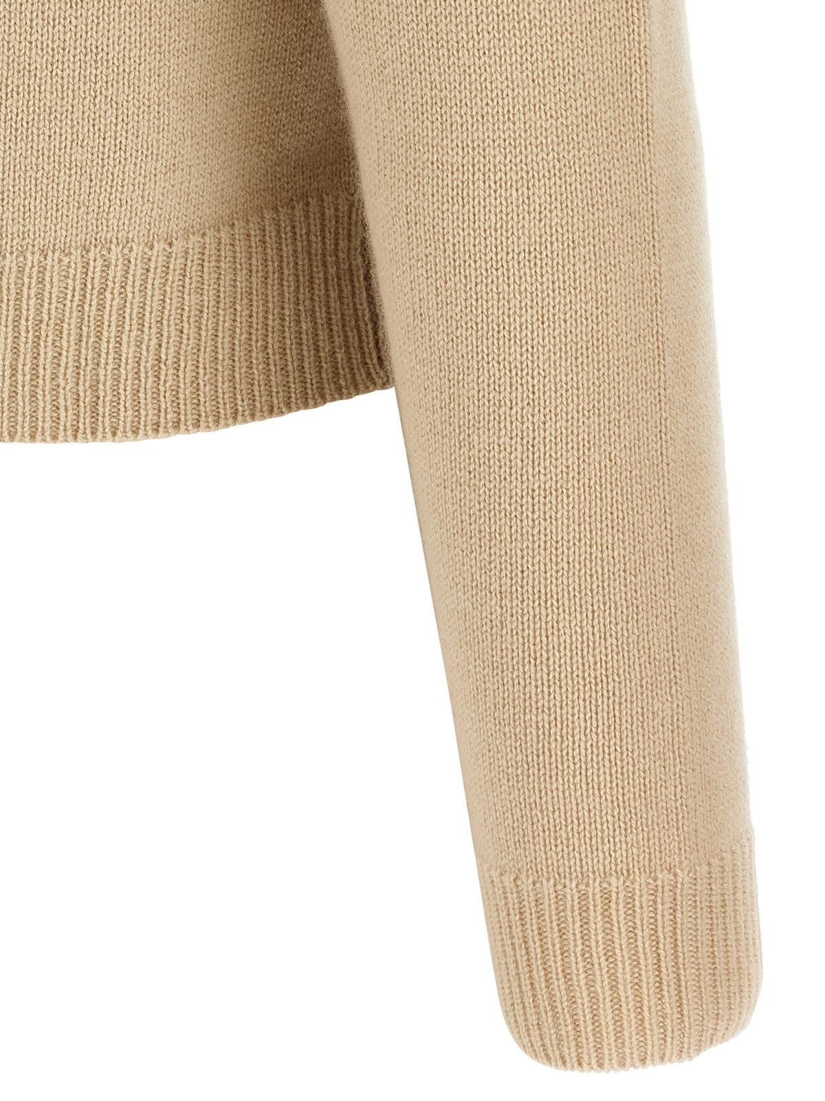 Max Mara Beige Wool Cardigan