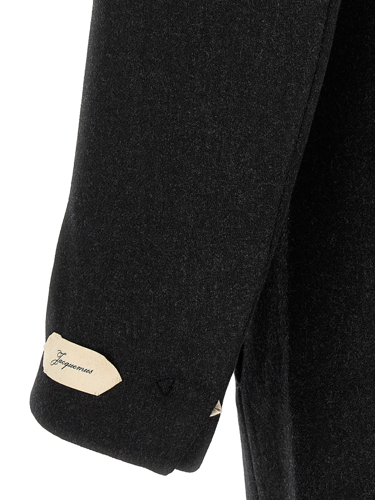 Jacquemus Gray Virgin Wool Coat