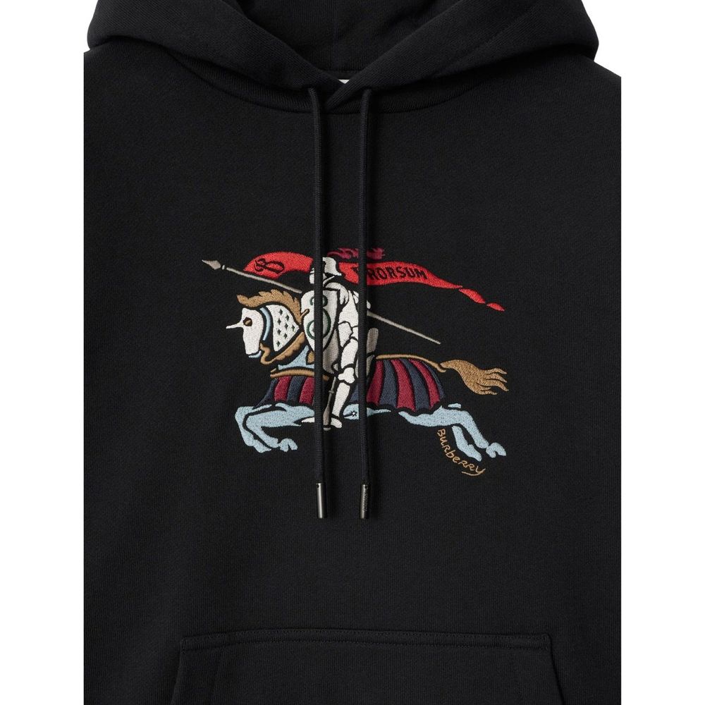 Burberry Black Cotton Hoodie