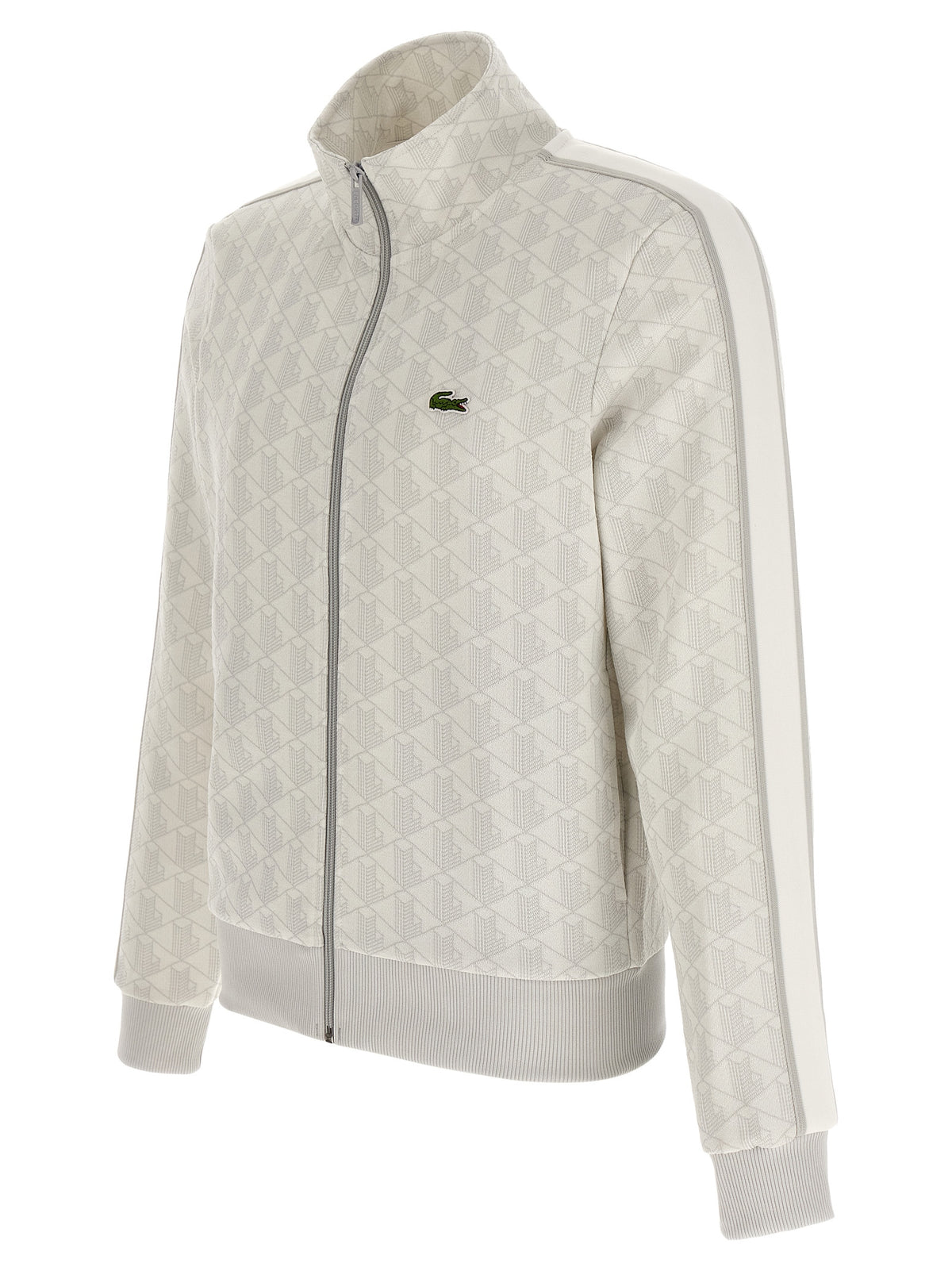 Lacoste Gray Polyester Sweatshirt