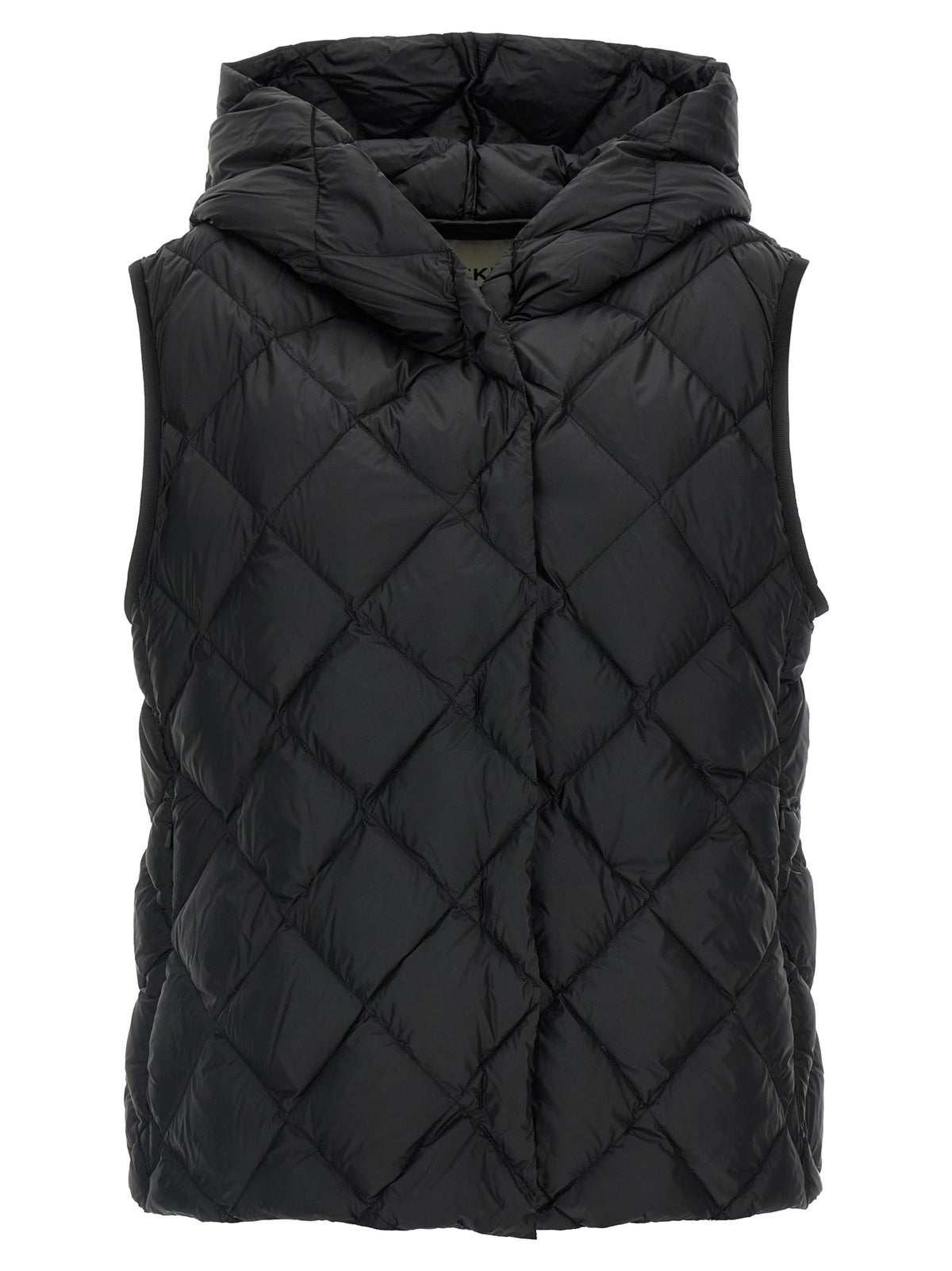 Max Mara Black Polyester Sleeveless Jacket