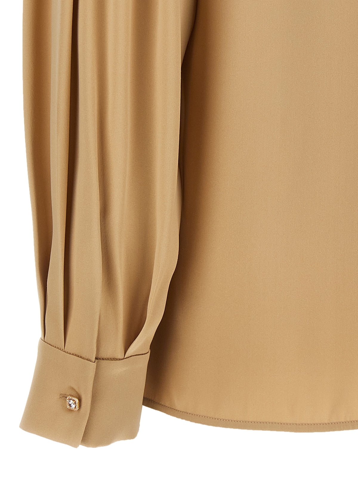 Max Mara Beige Silk Blouse