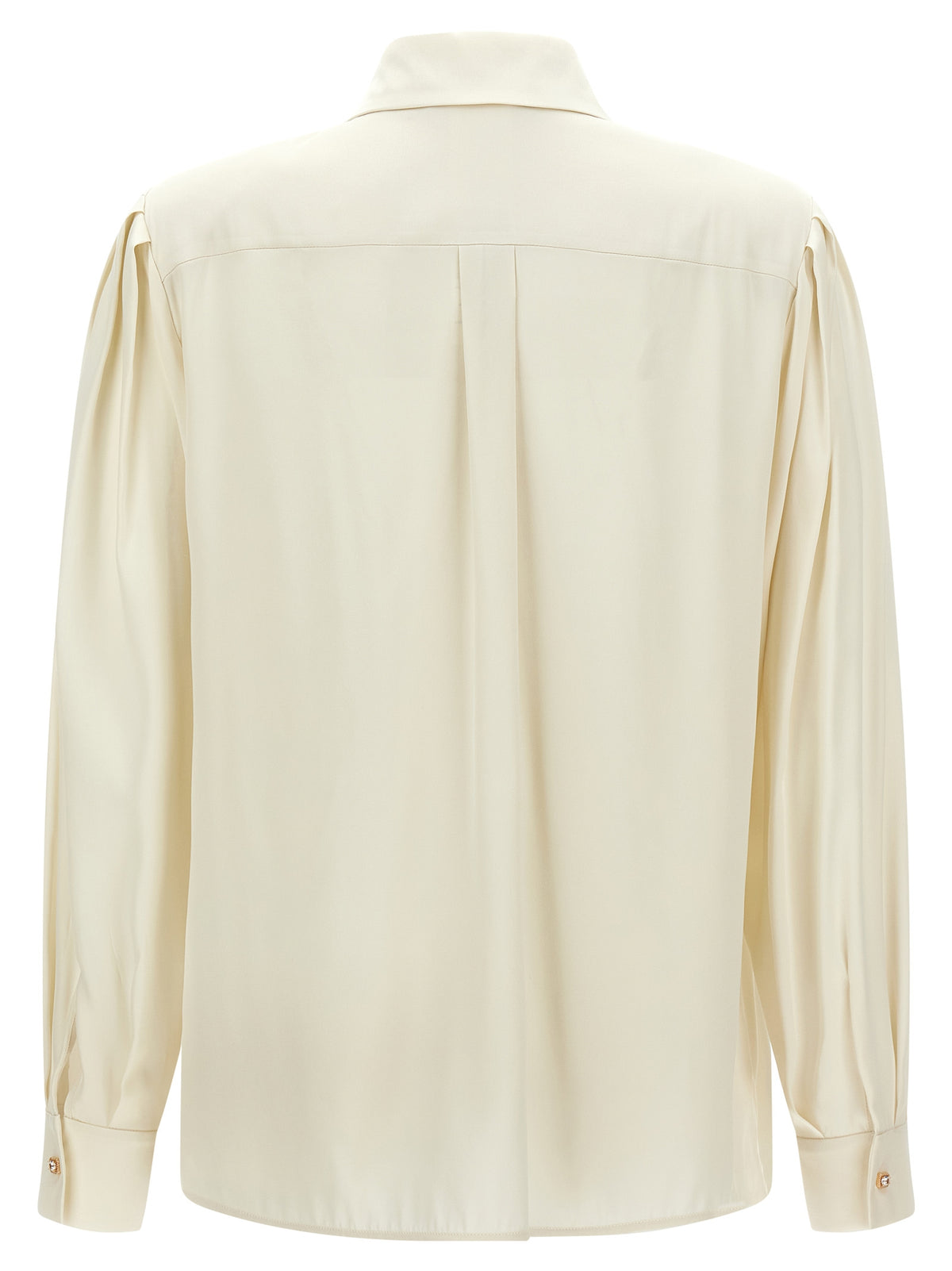 Max Mara White Silk Blouse