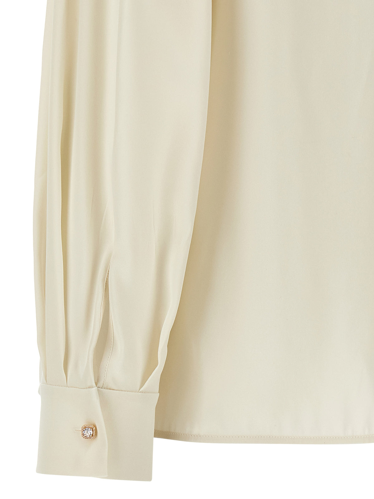 Max Mara White Silk Blouse